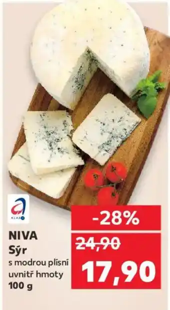 Kaufland NIVA Sýr nabídka