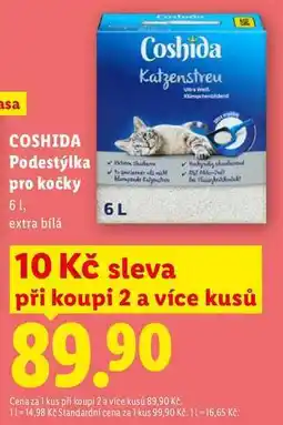Lidl COSHIDA Podestýlka m pro kočky nabídka