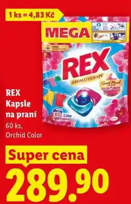 Lidl REX Kapsle na praní, 60 ks nabídka