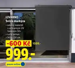 Lidl LIVARNO Svislá markýza nabídka