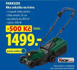 Lidl PARKSIDE Aku sekačka na trávu nabídka