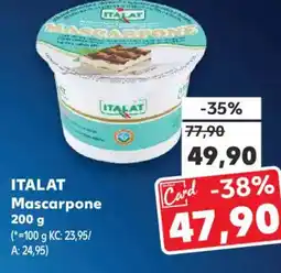 Kaufland ITALAT Mascarpone nabídka