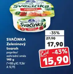 Kaufland SVAČINKA Zeleninový tvaroh nabídka