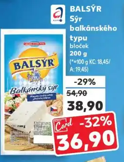 Kaufland BALSÝR Sýr Balkánský sýr nabídka