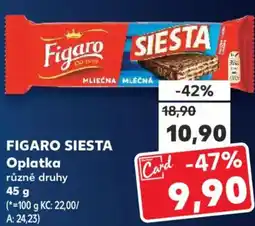 Kaufland FIGARO SIESTA Oplatka nabídka