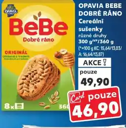 Kaufland OPAVIA BEBE DOBRÉ RÁNO sušenky nabídka