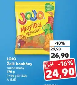 Kaufland JOJO Želé bonbóny nabídka
