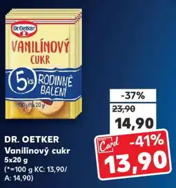 Kaufland DR. OETKER Vanilínový cukr nabídka