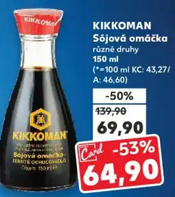 Kaufland KIKKOMAN Sójová omáčka nabídka