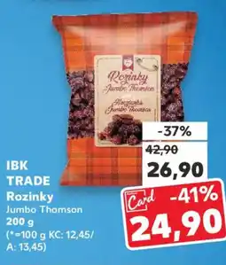 Kaufland IBK TRADE Rozinky nabídka