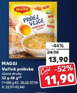 Kaufland MAGGI Vařivá polévka nabídka