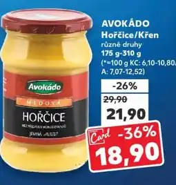 Kaufland AVOKÁDO Hořčice/Křen nabídka