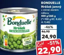 Kaufland BONDUELLE Hrášek jemný nabídka
