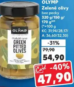 Kaufland OLYMP Zelené olivy nabídka