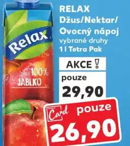 Kaufland RELAX Džus/Nektar/ Ovocný nápoj nabídka