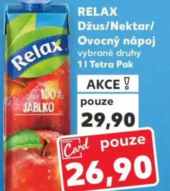 Kaufland RELAX Džus/Nektar/ Ovocný nápoj nabídka