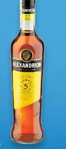 Kaufland ALEXANDRION 5* Likér nabídka