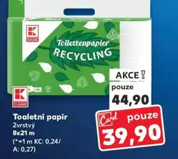 Kaufland Toaletní papír 2vrstvý nabídka