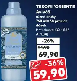 Kaufland TESORI 'ORIENTE Aviváž nabídka