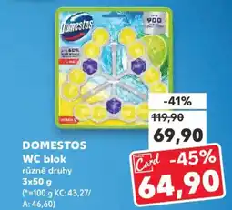 Kaufland DOMESTOS WC blok nabídka