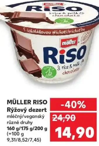 Kaufland MÜLLER RISO Rýžový dezert nabídka