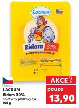 Kaufland LACRUM Eidam 30% nabídka