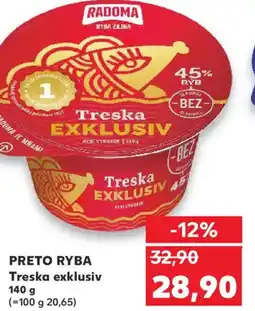 Kaufland PRETO RYBA Treska exklusiv nabídka