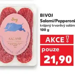 Kaufland BIVOJ Salami/Pepperoni nabídka