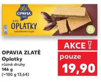 Kaufland OPAVIA ZLATÉ Oplatky nabídka