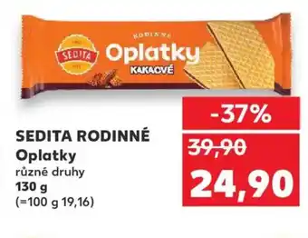 Kaufland SEDITA RODINNÉ Oplatky nabídka