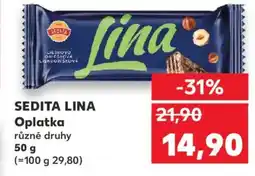 Kaufland SEDITA LINA Oplatka nabídka