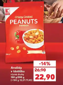 Kaufland Arašídy v těstíčku nabídka