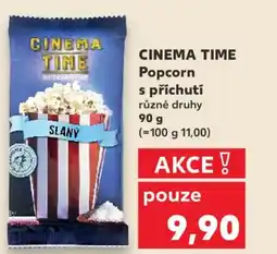 Kaufland CINEMA TIME Popcorn s příchutí nabídka