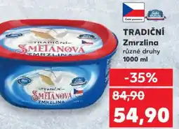 Kaufland TRADIČNÍ Zmrzlina nabídka
