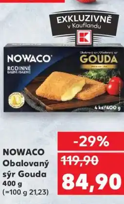 Kaufland NOWACO Obalovaný sýr Gouda nabídka