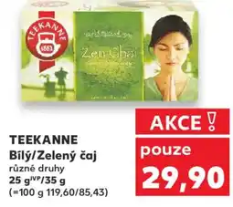 Kaufland TEEKANNE Bílý/Zelený čaj nabídka
