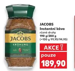 Kaufland JACOBS Instantni κάνα nabídka