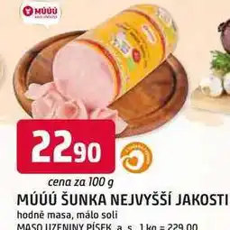 Trefa ŠUNKA NEJVYŠŠÍ JAKOSTI hodně masa, málo soli nabídka