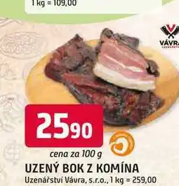 Trefa UZENÝ BOK Z KOMÍNA nabídka
