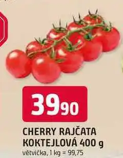 Trefa CHERRY RAJČATA KOKTEJLOVÁ 400 g větvička nabídka