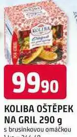 Trefa KOLIBA OŠTĚPEK NA GRIL 290 g s brusinkovou omáčkou nabídka