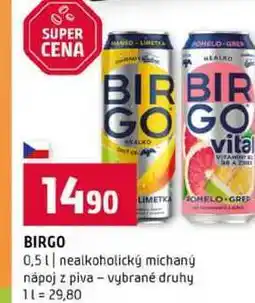 Terno BIRGO 0,51❘ nealkoholický michaný nápoj z piva vybrané druhy nabídka