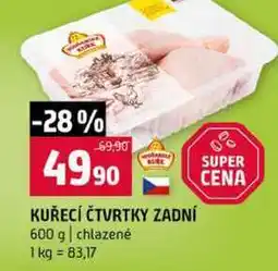 Terno KUŘECÍ ČTVRTKY ZADNÍ 600 g chlazené nabídka