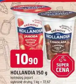 Trefa HOLLANDIA 150 g krémový jogurt vybrané druhy nabídka