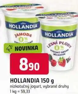 Trefa HOLLANDIA 150 g nízkotučný jogurt, vybrané druhy nabídka