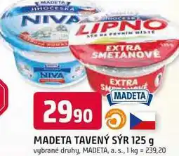 Trefa MADETA TAVENÝ SÝR 125 g vybrané druhy nabídka