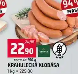 Terno KRAHULECKÁ KLOBÁSA nabídka