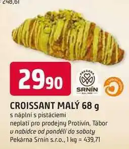 Trefa CROISSANT MALÝ 68 g s náplní s pistáciemi nabídka