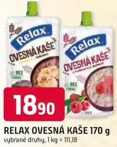 Trefa RELAX OVESNÁ KAŠE 170 g vybrané druhy nabídka
