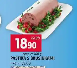 Terno PAŠTIKA S BRUSINKAMI nabídka